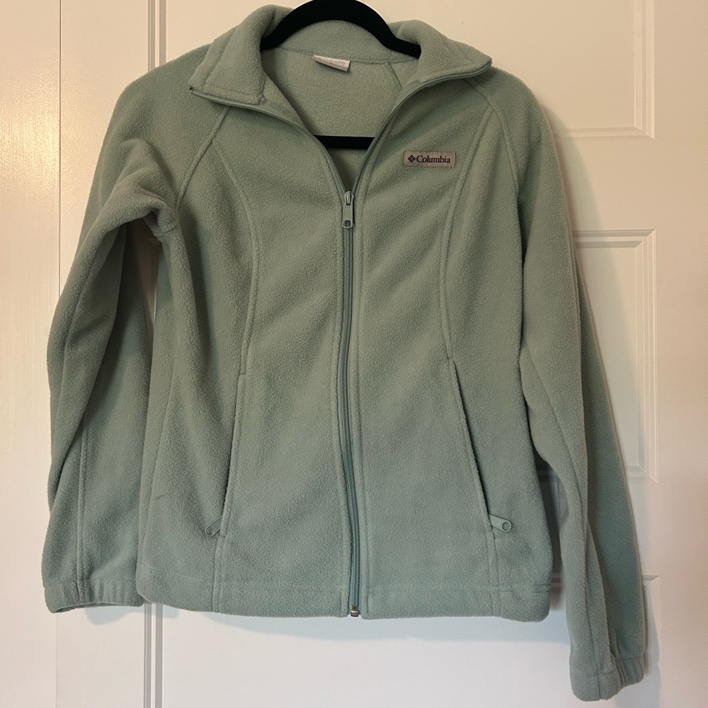 Columbia Mint Green Fleece Jacket